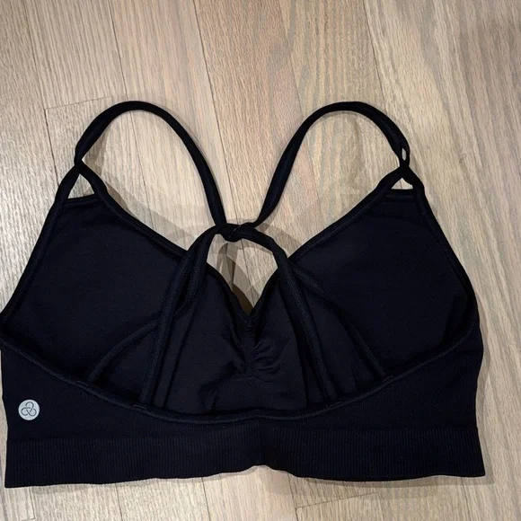 Zella Black Padded Sports Bra XL - Picture 2 of 5